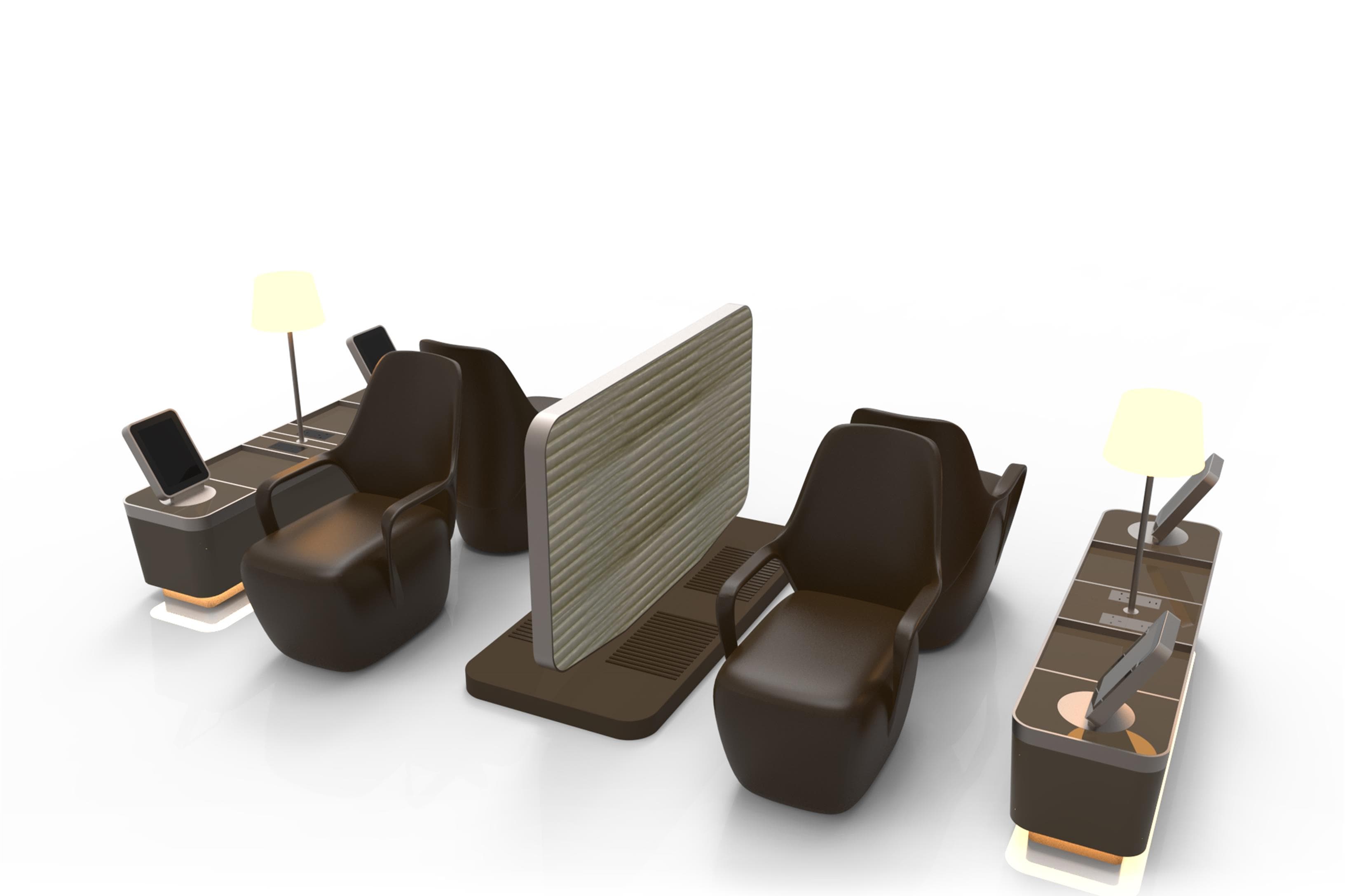Interiors lounges and solutions